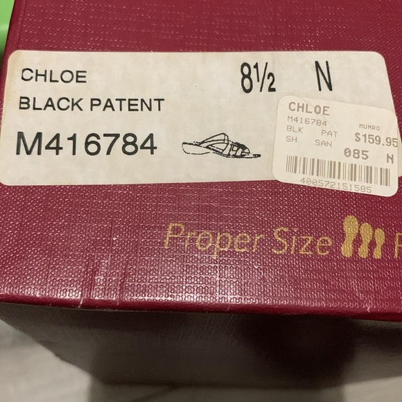 🐾 Munro Black Chloe sandals sz 8.5 N - Picture 2 of 6